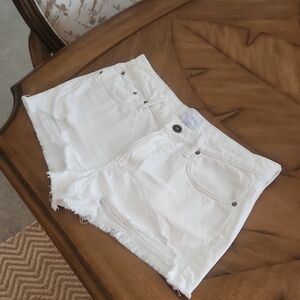 Lucky Brand White Jean Shorts